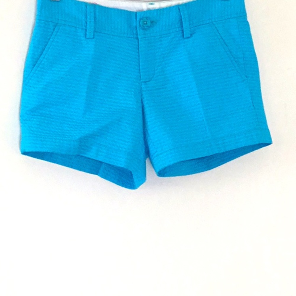 Lilly Pulitzer Blue Callahan Shorts, 100% Cotton. 90’s, Comfort, Casual, Party.